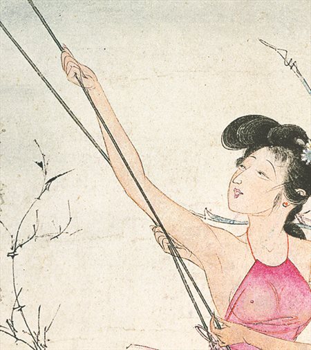 海安-胡也佛的仕女画和最知名的金瓶梅秘戏图